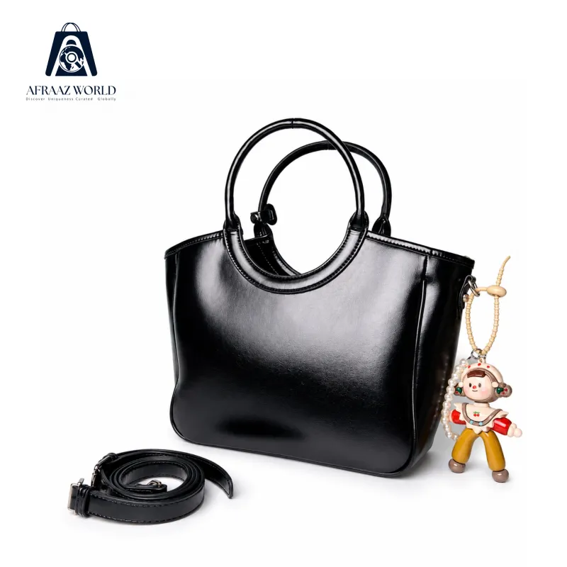 Luna Ring Handle Luxe Bag